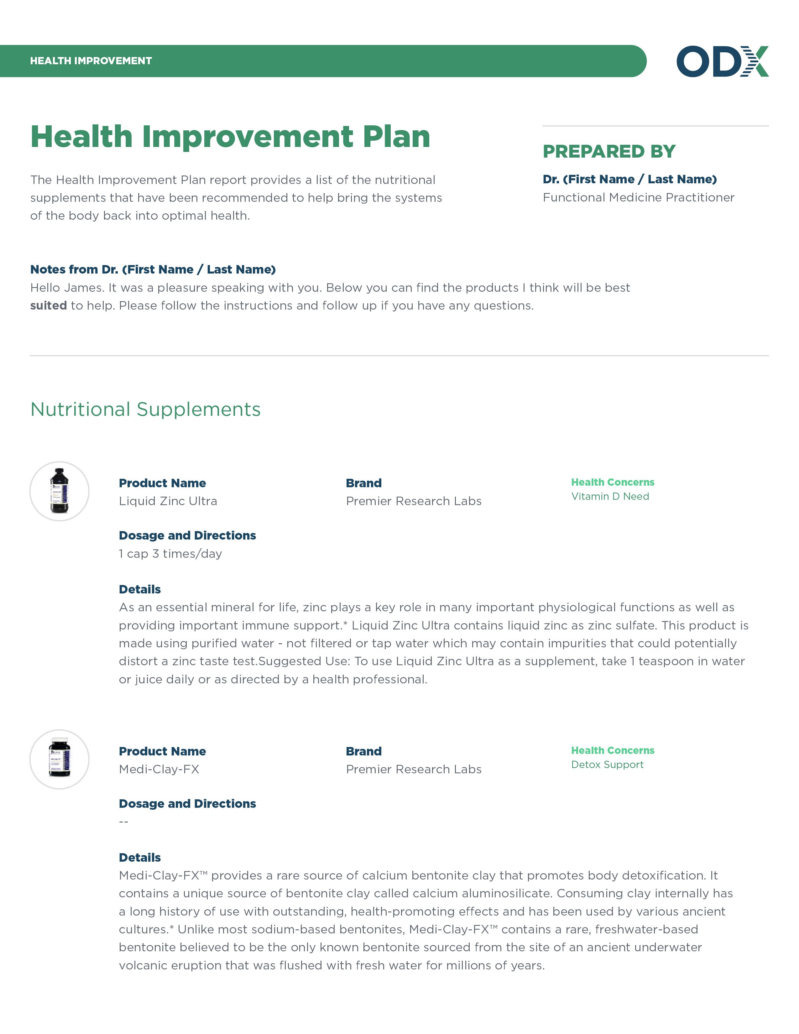 health_improvement_plan_ODX