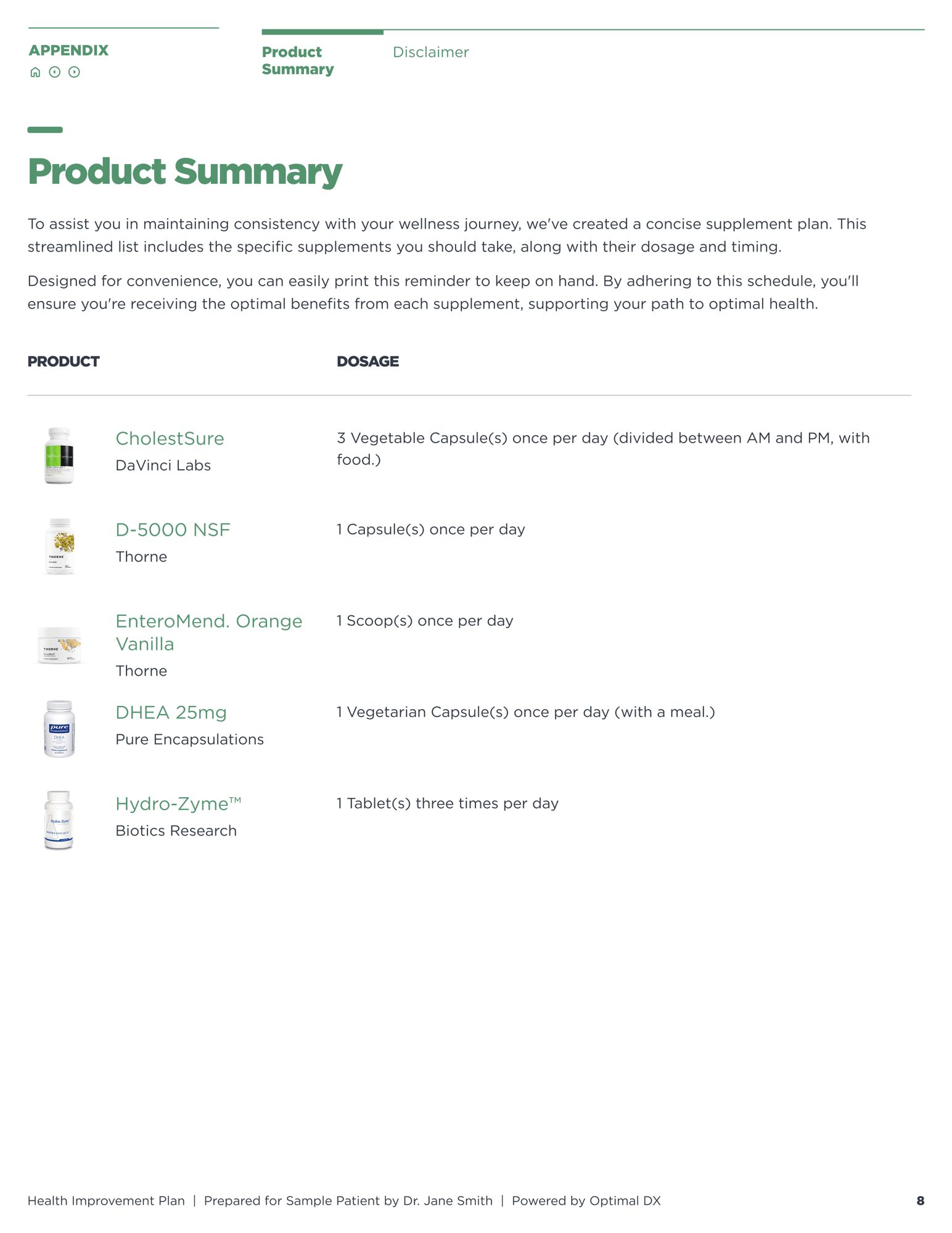 Product Summary